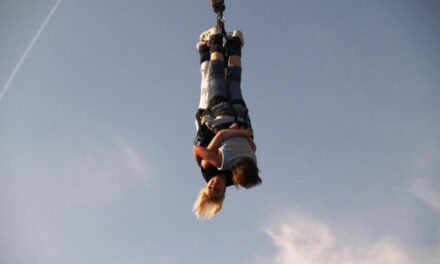 Bungee jumping až 110 metrů z jeřábu