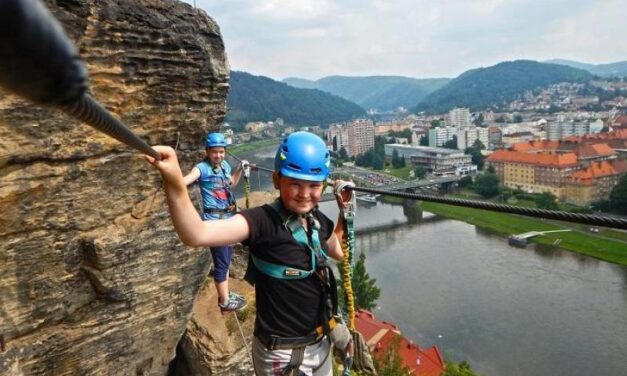 Dva dny na nejdelší via ferratě Česka
