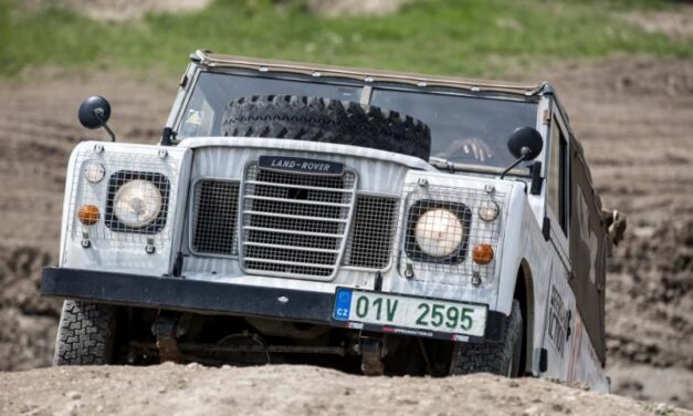 Land Rover off-road – testovací trénink